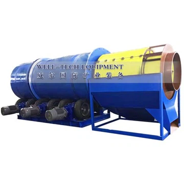 Trommel Scrubber Gold Wash Plant súrológép